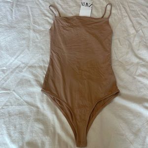 Zara Nude strappy bodysuit